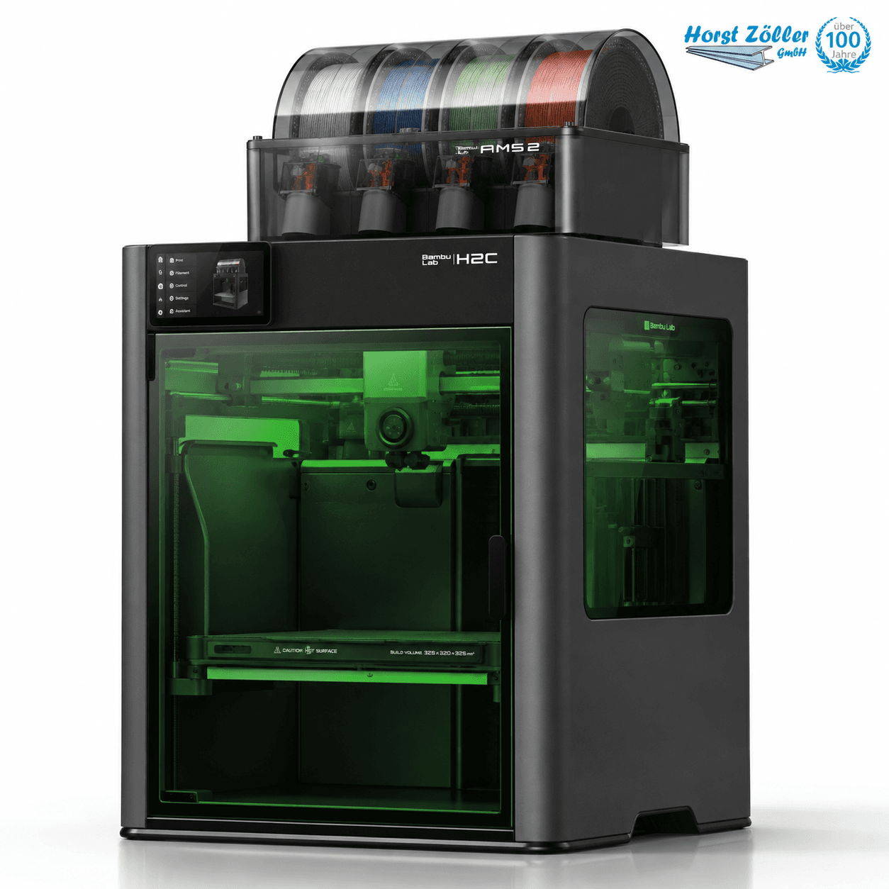 Bambu Lab H2C für additive Fertigung und 3D-Druck
