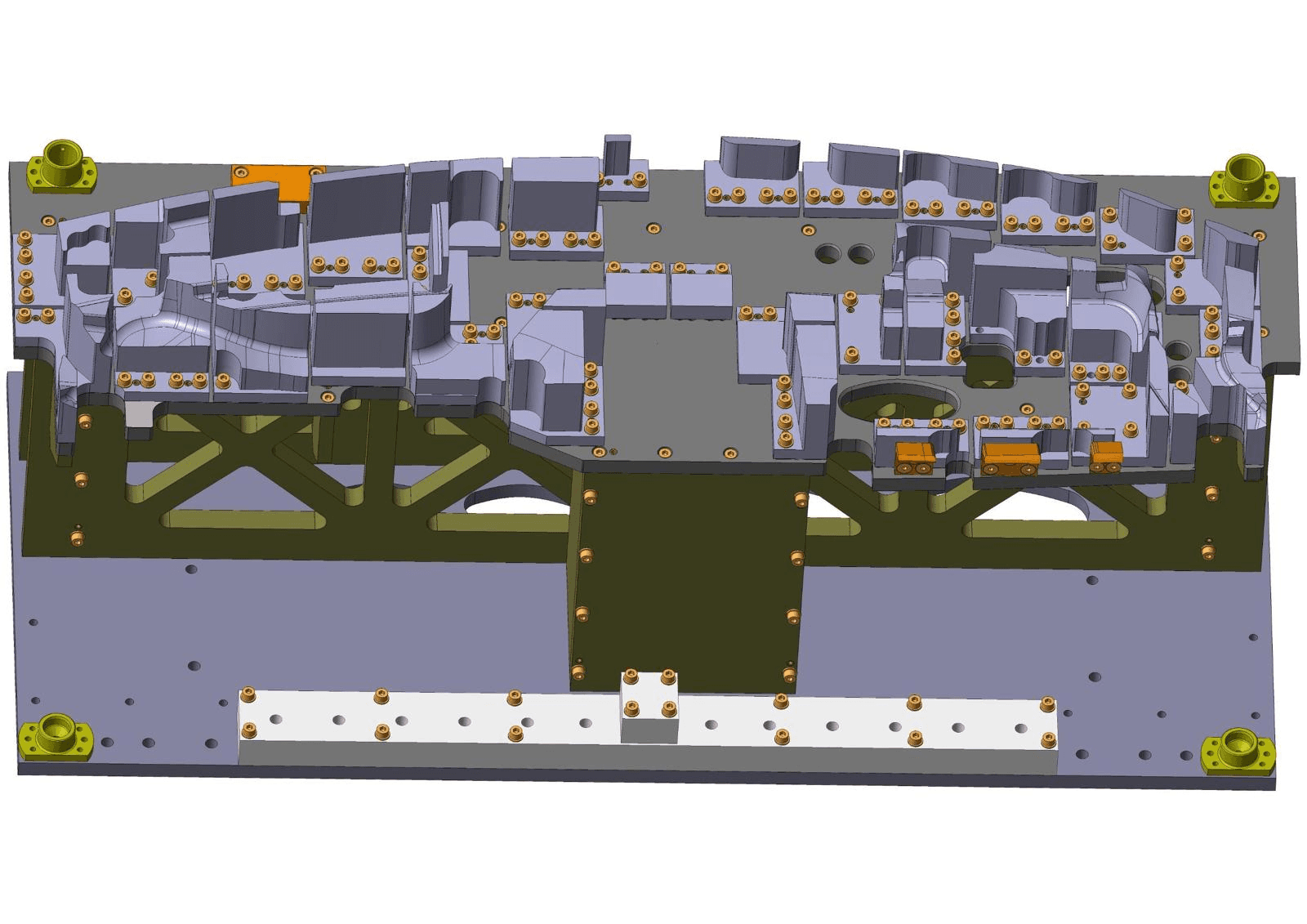 3D-CAD-Zeichnung einer individuell konstruierten Vorrichtung